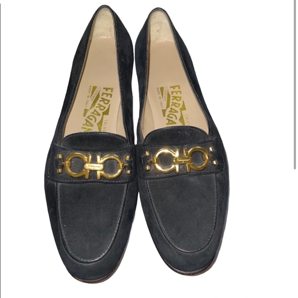 Salvatore Ferragamo Suede Loafers